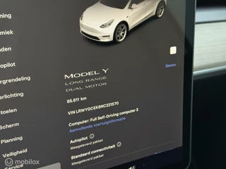 Tesla Model Y Tesla Model Y Long Range AWD 75 kWh - 2022 - Incl. BTW - afbeelding nr 8
