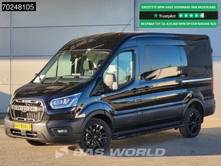 Ford Transit Ford Transit 165pk Automaat Limited Black Edition Dubbele schuifdeur L2H2 ACC 360camera Navi CarPlay Xenon Camera 10m3 Airco - afbeelding nr 1