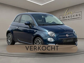 Fiat 500 1.0 Hybrid Dolcevita 2023 BLAUW | Panoramadak | Apple CarPlay