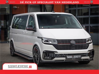 Volkswagen Transporter Volkswagen Transporter 2.0 TDI DC L2H1 30 Bulli 6 Persoons | Zeer Dik | In Zeer Goede Conditie | Comfortabele Dubbele Cabine met 6 Zitplaatsen | Body Kit | 20 Inch Brede Zwarte Wielen | Full Led | Camera | 2X Schuif Deuren | - afbeelding nr 3