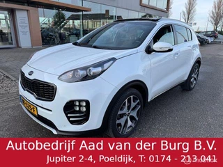 Kia Sportage 1.6 T-GDI GT-Line Panorama dak, 1.900 kg Trekvermogen , trekhaak , Luxe GT Line uitvoering , 19 inch velgen , Leer stoel & stuur verwarming