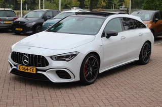 Mercedes-Benz CLA Mercedes-Benz CLA Shooting Brake AMG 45 S 4MATIC+ Premium Plus / Panoramadak / 360Camera / Sportuitlaat / Schaalstoelen / Burmester / DAB / Dodehoek / Matrix LED / Memory seats / Navigatie - afbeelding nr 6