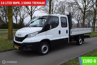 Iveco Daily 35S16D 3.0 160PK EURO-6 | Open Laadbak | 7-persoons Pick-UP | Dubbele Cabine
