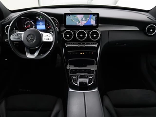 Mercedes-Benz C-Klasse Mercedes-Benz C-klasse 300de AMG | Head-Up | Adaptive cruise |  Stoelverwarming | Carplay | Leder/Alcantara | Memory | Sfeerverlichting | Keyless | Navigatie - afbeelding nr 9