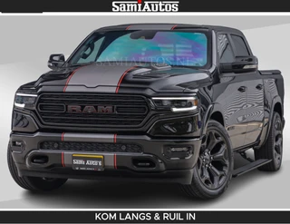 Dodge Ram Pick-Up LIMITED | TRAINHORN | | HUD | UITLAATKLEP | LUCHTVERING | STRIPING | PANODAK | BOM VOL | BLAUW VOORRUIT |