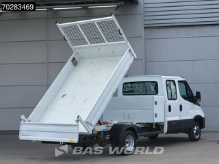 Iveco Daily Iveco Daily 35C16 3.0L Kipper met Kist Dubbel Cabine Dubbellucht 3,5t Trekhaak Navi Airco Cruise Camera Euro6 Kieper Tipper Benne 2m3 Airco Trekhaak Cruise control - afbeelding nr 2