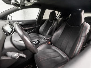 Peugeot 308 Peugeot 308 1.2 PureTech GT-line Automaat (NAVIGATIE, CAMERA, KEYLESS, MASSAGE, STOELVERWARMING, CAMERA, SPORTSTOELEN, LEDER/ALCANTARA, GETINT GLAS, NIEUWE APK, NIEUWSTAAT) - afbeelding nr 14