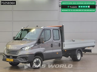 Iveco Daily 35C21 BPM VRIJ! 3.0L Automaat 210PK 2025-Model Open laadbak Dubbel Cabine Dubbellucht CarPlay ACC LED 3,5T Trekvermogen Euro6 Pritsche Pickup Airco Dubbel cabine