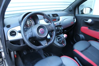 Fiat 500 Fiat 500 0.9 TwinAir 81pk Turbo 500S Panoramadak NL-Auto NAP Airco CPV El. Ramen 16