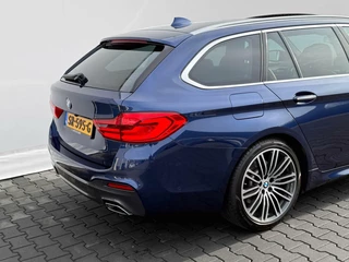 BMW 5 Serie BMW 5-serie Touring 520i 184pk High Executive M-Sport | Panoramadak | Cognac leder | Harman/Kardon | Trekhaak - afbeelding nr 31