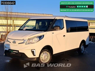 Maxus eDeliver3 Elektrische Personenvervoer 7-Persoons 269km WLTP D'Hollandia Laadklep L2H1 LED Airco Cruise Camera Parkeersensoren Taxi TV Passenger Transport Airco Cruise control