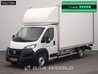 Fiat Ducato 140pk Laadklep Zijdeur Bakwagen Airco Cruise Euro6 Meubelbak Koffer Airco Cruise control
