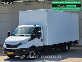 Iveco Daily 70C18 3.0L Automaat 1000KG Laadklep Luchtvering 180PK Dubbellucht Bakwagen Airco Cruise D'Hollandia Euro6 Meubelbak Koffer 7tons Airco Cruise control