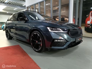 Škoda Octavia Combi 2.0 TSI RS 245 PK. DSG PANO VIRTUAL XENON LED KUIPSTOELEN LEER