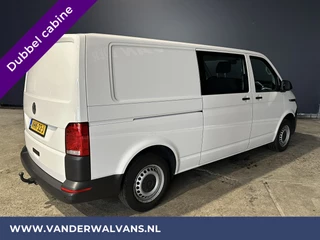 Volkswagen Transporter Volkswagen Transporter 2.0 TDI L2H1 Dubbele cabine Euro6 Airco | Apple Carplay | Android Auto | 5-Zits | 2200kg Trekhaak Cruisecontrol, Parkeersensoren - afbeelding nr 11