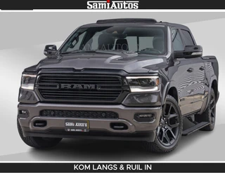 Dodge Ram Pick-Up SPORT LARAMIE 5.7 V8 HEMI | LUCHTVERING | 2023 | PANODAK | GROOTSCHERM | DC | TOP KLEUR GRANITE |