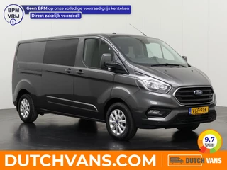 Ford Transit Custom 2.0TDCI 170PK Dubbele Cabine Limited | 2xSchuifdeur | 2800Kg Trekhaak