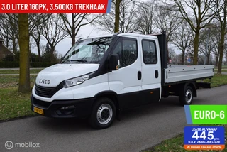 Iveco Daily 35S16D 3.0 160PK EURO-6 | Open Laadbak | 7-persoons Pick-UP | Dubbele Cabine