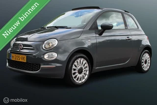 Fiat 500C 1.0 Hybrid Lounge, Naviagatie, App connect, Pdc, Cruise, Airco,