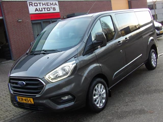 Ford Transit Custom Ford Transit Custom 2.0 TDCI 130PK LIMITED 2021 DUBCAB NIEUWSTAAT 2x SCHUIFDEUR VELE EXTRA'S - afbeelding nr 2