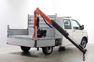 Volkswagen Transporter Volkswagen Transporter T6 2.0 TDI 150pk Lang D.C. Open laadbak met Palfinger laadkraan 08-2017 - afbeelding nr 3