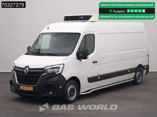 Renault Master 150PK Koelwagen L3H2 Carrier Xarios 350 LED Airco Cruise Parkeersensoren Euro6 Koel Koeler Kühl Kühler Kühlwagen Kühlkasten Airco Cruise control