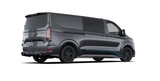 Ford Transit Custom Ford Transit Custom 320 2.5 PHEV L2H1 Sport DC 233pk | | Dubbele Cabine | Dubbele zijschuifdeur | Inklapbare trekhaak | 19 inch lichtmetalen Sport velgen (mat zwart) | Verwarmbaar stuurwiel | Navigatie systeem - afbeelding nr 5