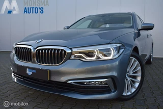 BMW 5 Serie BMW 520d Touring Luxury Bluestonemet. Pano Comfortstoel DAB HiFi Trekhaak - afbeelding nr 2