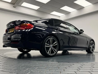BMW 4 Serie BMW 4-serie Gran Coupé 420i Automaat-Msport-H&K-Panoramadak-Leder-Navigatie-Cr.contr-Clima-Stoelverwarming-Lm19''velgen-Parkeersensoren-Elek.achterklep - afbeelding nr 9