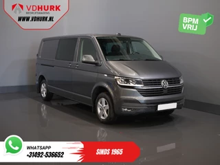Volkswagen Transporter 2.0 TDI 150 pk DSG Aut. L2 DC Dubbel Cabine LED/ Adapt.Cruise/ Standkachel/ Stoelverw./ Carplay/ Camera/ PDC/ LMV/ Trekhaak/ Airco