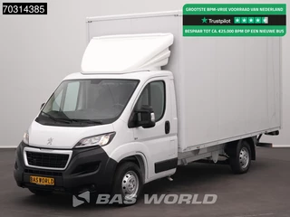 Peugeot Boxer 140PK Laadklep D'Hollandia Zijdeur Bakwagen Airco Cruise Euro6 Meubelbak Koffer Airco Cruise control