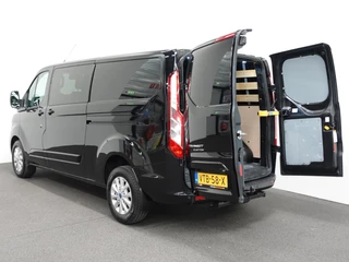 Ford Transit Custom Ford Transit Custom 300 2.0 TDCI L2H1 Limited Dubbele cabine Navigatie Airco 2x Schuifdeuren Trekhaak Parkeersenoren Carplay Trekhaak - afbeelding nr 38