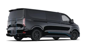 Ford Transit Custom Ford Transit Custom 320 2.5 PHEV L2H1 Sport DC 233pk | | Dubbele Cabine | Dubbele zijschuifdeur | Inklapbare trekhaak | 19 inch lichtmetalen Sport velgen (mat zwart) | Verwarmbaar stuurwiel | Navigatie systeem - afbeelding nr 5