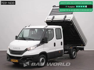 Iveco Daily 35S16 Automaat Driezijdige Kipper 3,5t Trekhaak 160PK Airco Camera Parkeersensoren Euro6 Tipper Benne Kieper Airco Trekhaak