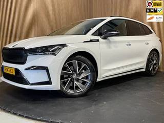 Škoda Enyaq iV 80 Sportline|91% SOH|BLACK&WHITE EDITION|ACC|APPLE CARPLAY|CAMERA|STOEL+STUURVERW|NAVI|NAP|NL|INCL.BTW|1e EIGENAAR|