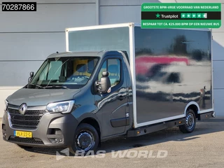Renault Master Renault Master 150PK Bakwagen Airco Cruise Luchtvering Meubelbak Plancher Verkoopwagen Foodtruck Paardenwagen 18m3 Airco Cruise control - afbeelding nr 1