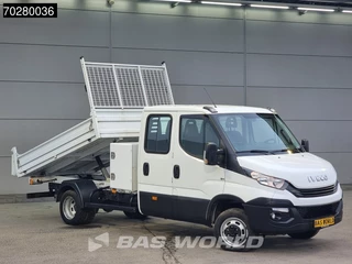 Iveco Daily Iveco Daily 35C14 Kipper Dubbel Cabine met Kist Dubbellucht 3,5t Trekhaak Airco Cruise Euro6 Tipper Benne Kieper 2m3 Airco Trekhaak Cruise control - afbeelding nr 3