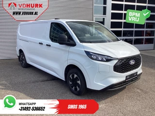 Ford E-Transit Custom L2 Trend 71 kWh 370 km WLTP Garantie t/m 6-2029/ LED/ Snellader/ Carplay/ Camera/ Cruise/ Climate