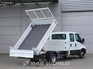 Iveco Daily Iveco Daily 35C16 3.0L Kipper met Kist Dubbel Cabine Dubbellucht 3,5t Trekhaak Airco Cruise Euro6 Kieper Tipper Benne Airco Trekhaak Cruise control - afbeelding nr 3