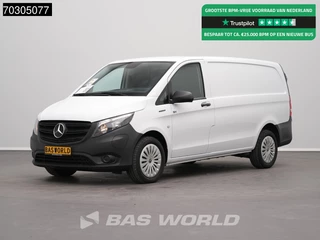 Mercedes-Benz eVito 112 Elektrisch L2H1 280km WLTP Snelladen Navi Airco Cruise Camera Airco Cruise control