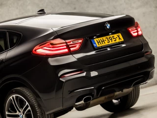 BMW X4 BMW X4 xDrive20i M Sport High Executive 184Pk Automaat (NAVIGATIE, M PAKKET, HARMAN/KARDON, GETINT GLAS, LEDEREN SPORTSTOELEN, STOELVERWARMING, XENON, PARKEERSENSOREN, ZWART HEMEL, NIEUWSTAAT) - afbeelding nr 13