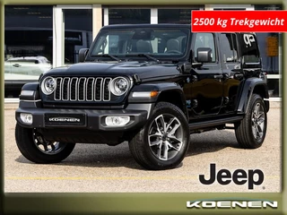 Jeep Wrangler 4xE Sahara 4wd Auto. 20 LM / SKY ONE SOFTTOP / 2500 KG Trekgewicht