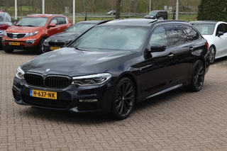 BMW 5 Serie BMW 5 Serie Touring 520d High Exe. M Sport / Panoramadak / Camera / Head-up / 19'' / Leder / Navigatie / Stoelverwarming / Cruise Control - afbeelding nr 6