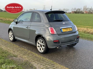 Fiat 500 Fiat 500 0.9 TwinAir Turbo 500S Leder Nardo grijs! Nette staat! Nieuwe APK! - afbeelding nr 9