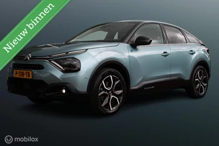 Citroën ë-C4 Shine 50 kWh, Head-up Display, Leer, Stoel-stuurverwarming, Cruise, Clima, Full Led, Donker glas, Navi, App connect