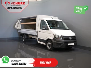 Volkswagen Crafter Volkswagen Crafter 35 2.0 TDI 180 pk DSG Aut. BPM VRIJ! 430x203 Open laadbak/ Schuifzeil/ Huif/ Climate/ Adapt. Cruise/ Camera/ Carplay - afbeelding nr 9