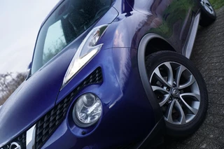 Nissan Juke Nissan Juke 1.2 DIG-T S/S Tekna | Ink Blue | Schuif-/Opendak/Leder/NAV/LED - Gaaf! - afbeelding nr 12