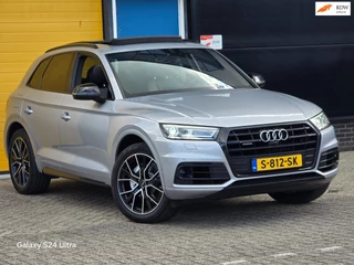 Audi Q5 2.0 TFSI Quattro Design Pro Line Plus / AUT / Leder / Acc / Open Panoramadak / Elek Stoel / 360 Camera / Allu Velgen