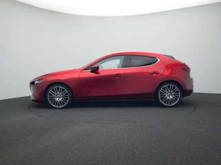 Mazda 3 Mazda 3 2.0 e-SkyActiv-X Luxury automaat i-Activesense pakket met Sunroof en rood leer pakket : dealer onderhouden en 24 maanden verlengde garantie - afbeelding nr 2