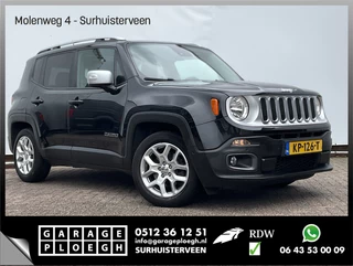 Jeep Renegade 1.4 141pk Automaat Limited Pano Navi Clima Cruise Trekhaak